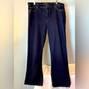 Lauren Jeans Co Ralph Lauren classic straight dark wash jeans size 16